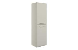 Stafford 400mm Wall Hung 2 Door Midi Boy Unit - Matt Latte